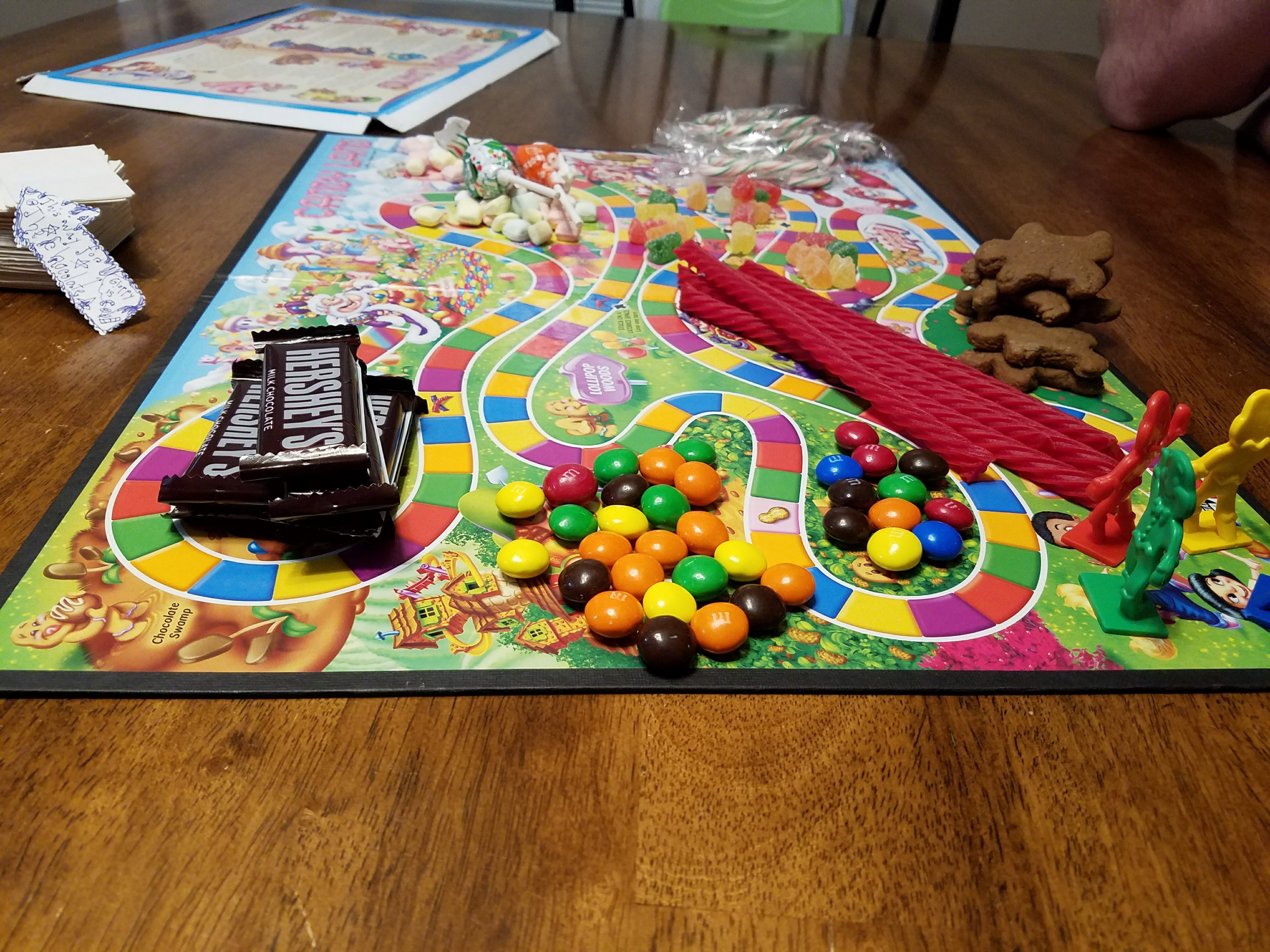 An awesome tradition to bring in the Christmas magic. Play Candyland with real candy. 