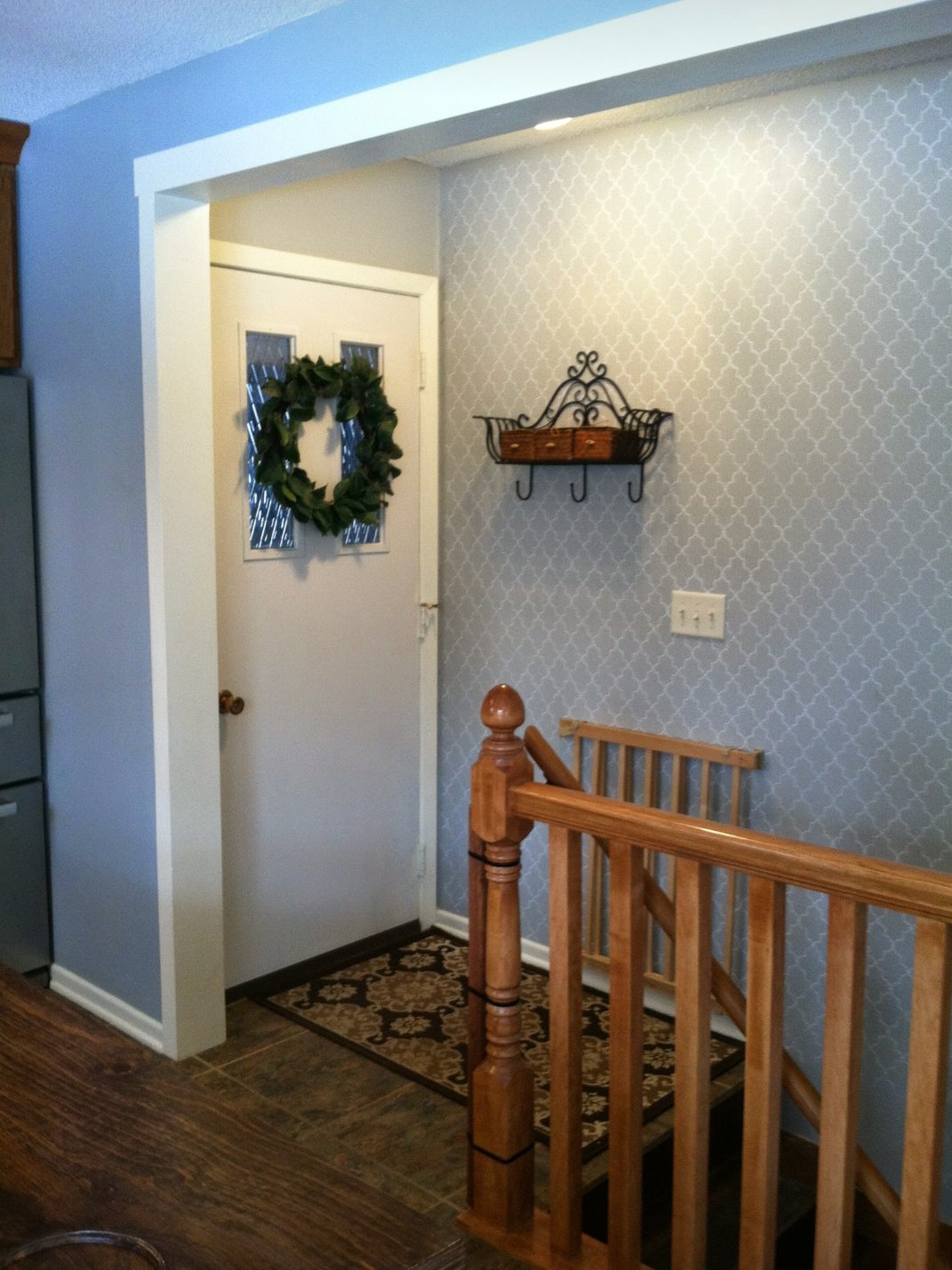 A well placed focal wall can pull your eyes through a room, making it appear bigger. 