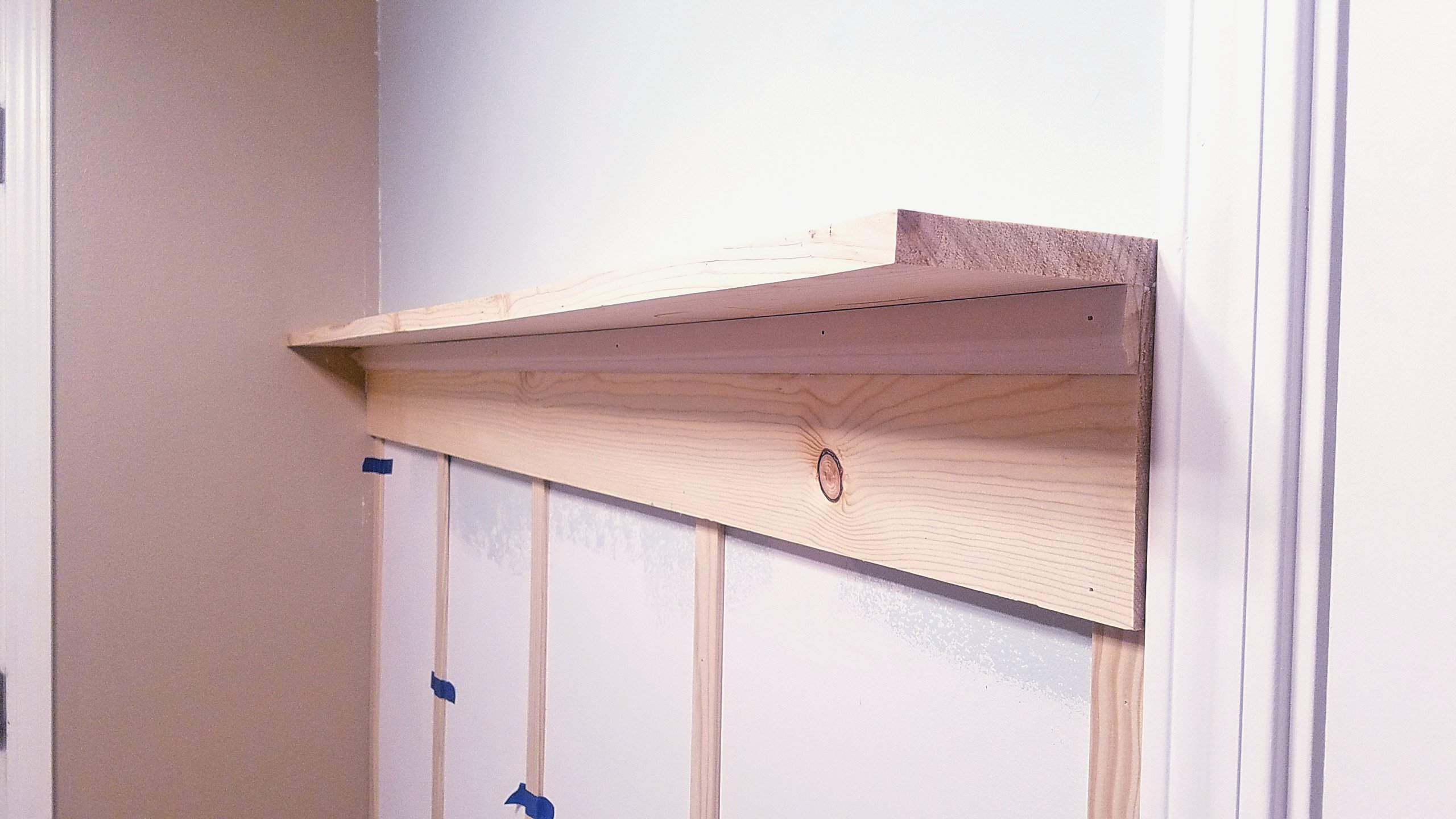 Create a focal wall with faux wainscoting 