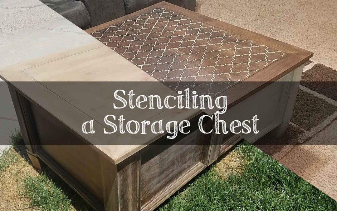 The Stenciled Storage Chest