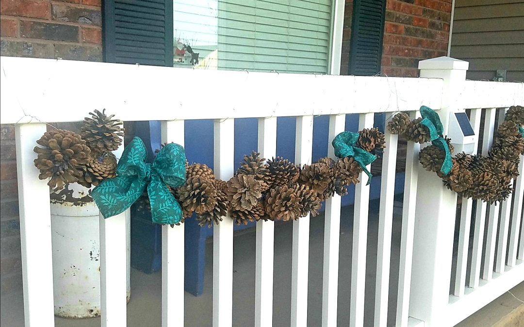 How to Make a Pinecone Garland