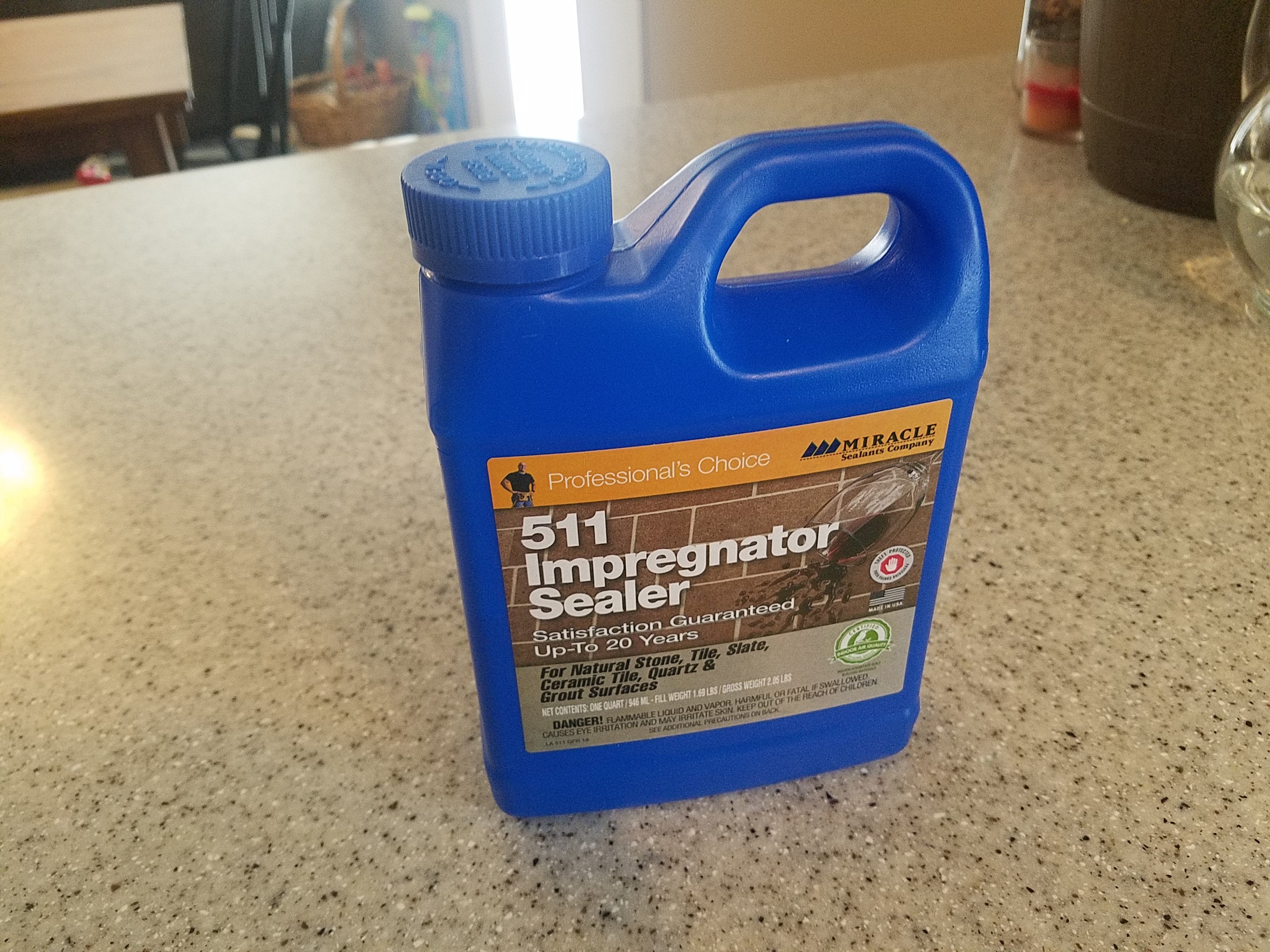 Protect your pourus grout from dirt