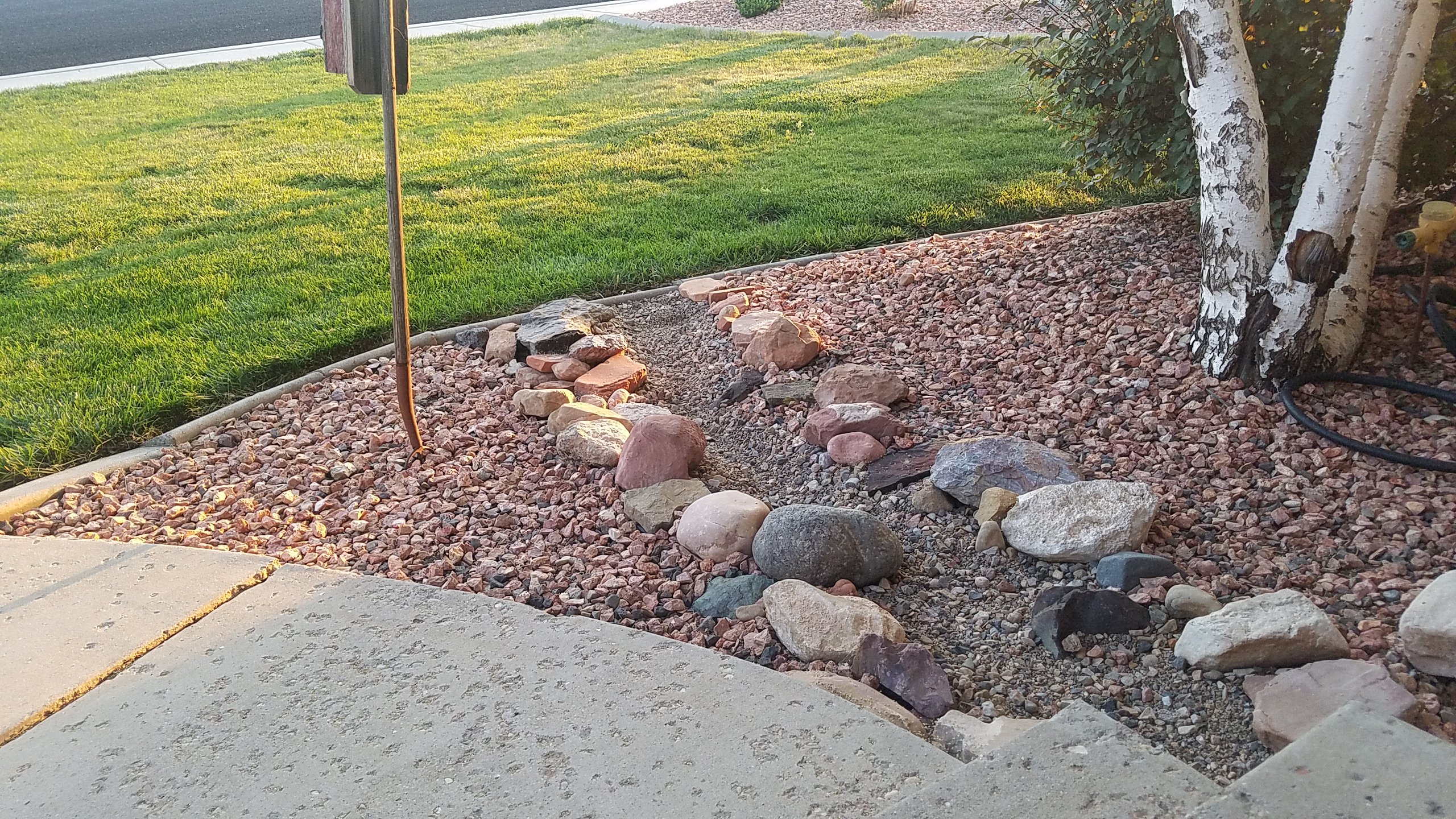 How to DIY a dry river bed