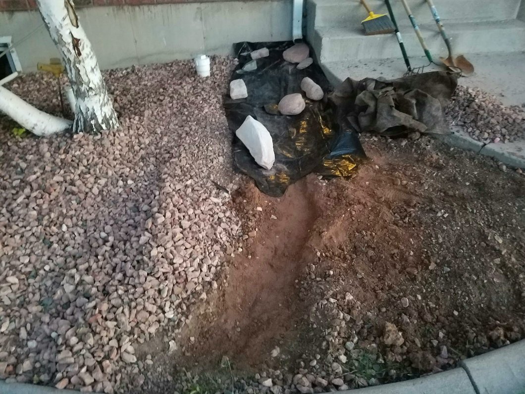How to make a dry creek bed for drainage